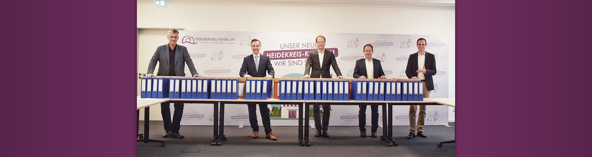 Zum Artikel: Baufachliche Förderantragsunterlage für das Gesamtklinikum im Heidekreis abgegeben!