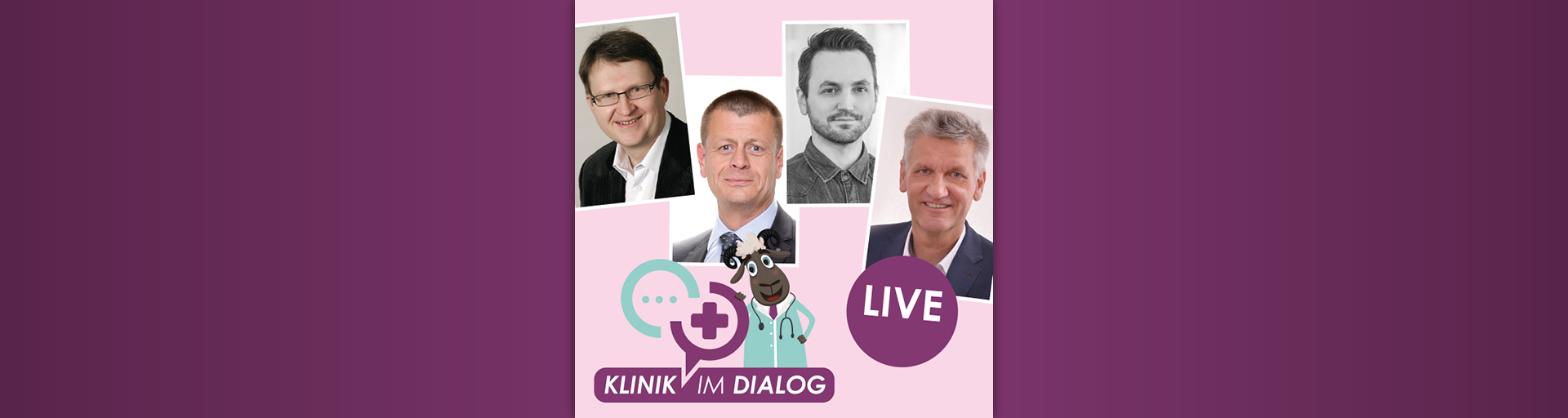 Dr. Rogge mit seinen Gesprächspartnern.