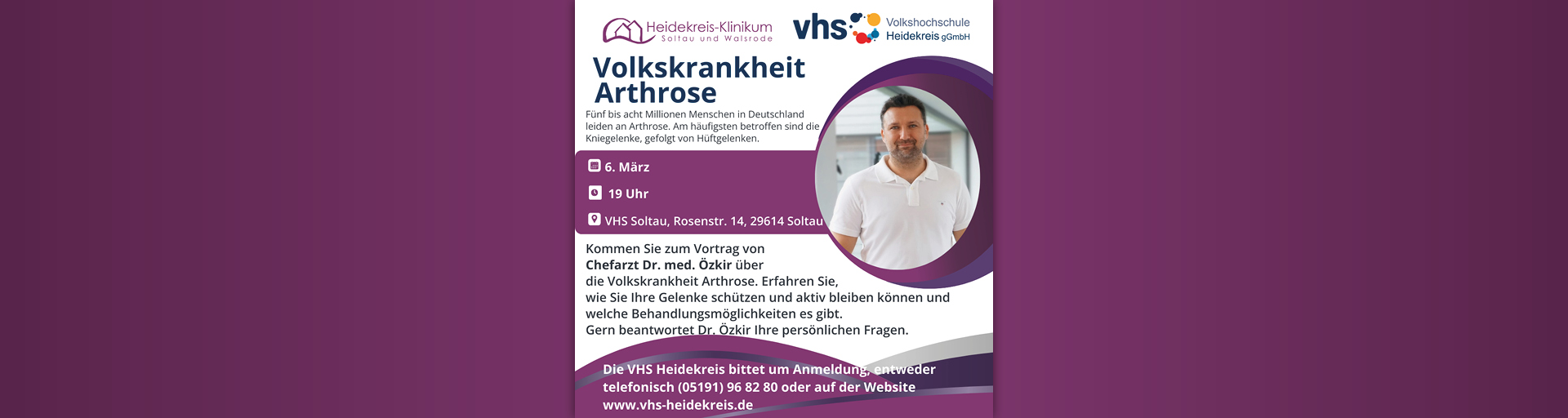 Zum Artikel: Arthrose verstehen und bestmöglich behandeln: Chefarzt Dr. med. Serkan Özkir informiert