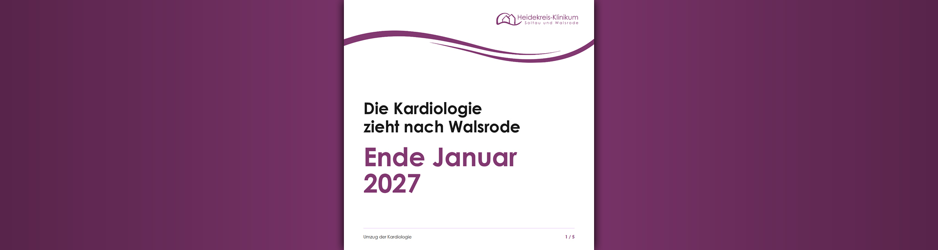 Zum Artikel: Umzug der Kardiologie nach Walsrode verschiebt sich auf Ende Januar 2027