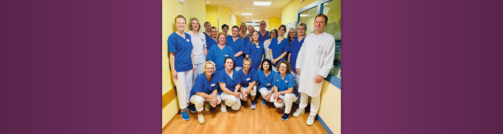 Das Team der Fachabteilung Hämatologie, Onkologie und Palliativmedizin.