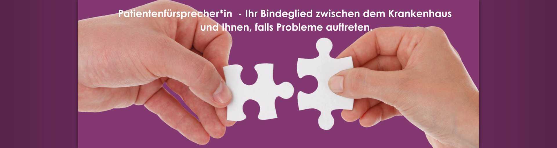 Patientenfürsprecher spricht mit einem Patienten